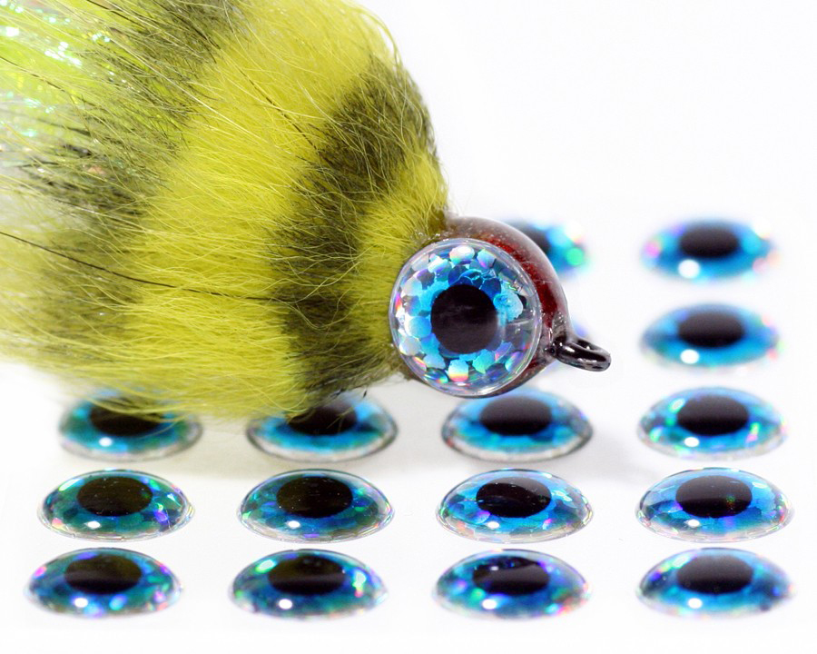 Sybai Epoxidové Oči 3D Epoxy Eyes Holographic Blue Průměr: 2,6mm (obrázek 3)