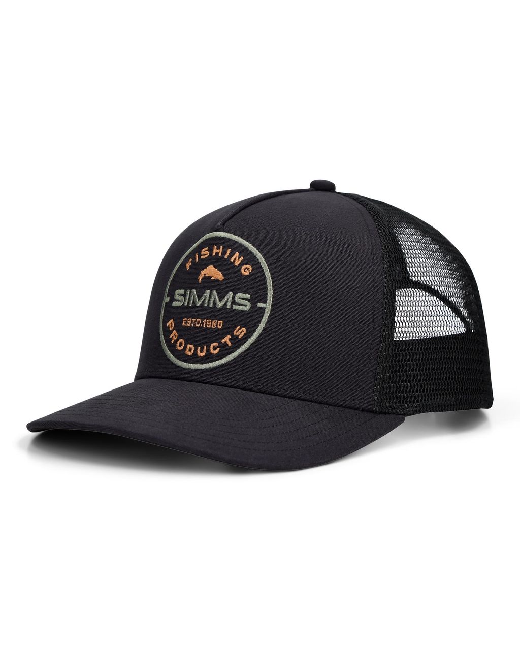 Simms Kšiltovka Double Haul Trucker Black Rounder