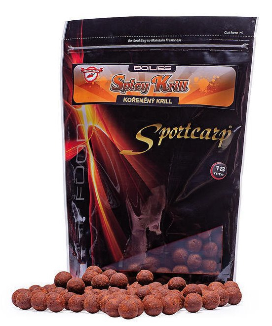 SportCarp Boilies Spicy Krill Hmotnost: 250g, Průměr: 18mm