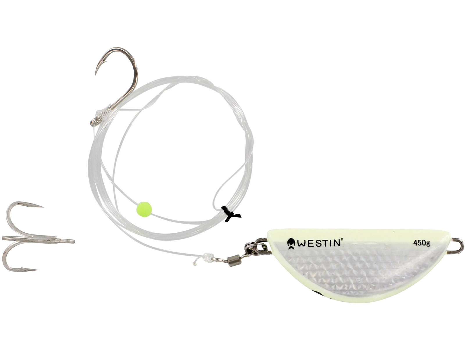 Westin Hotový Návazec Halibut Anti Twist Rig Glow Glow 450g Barva: Glow, Hmotnost: 350g