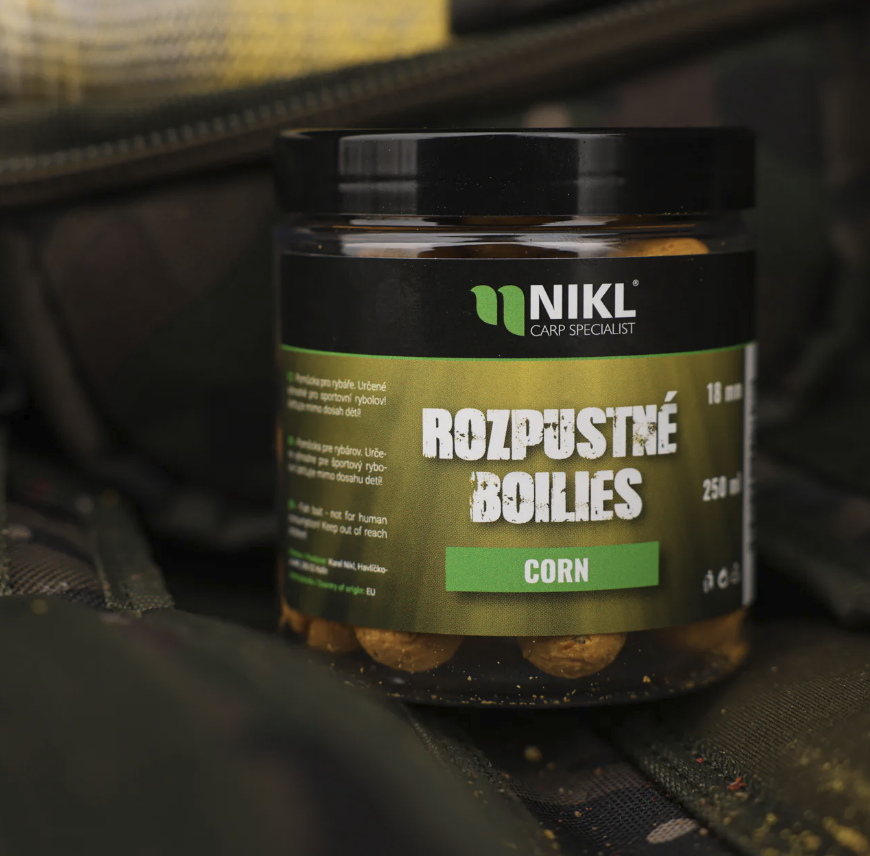 Nikl Rozpustné Boilies Corn 250ml Průměr: 14mm (obrázek 3)