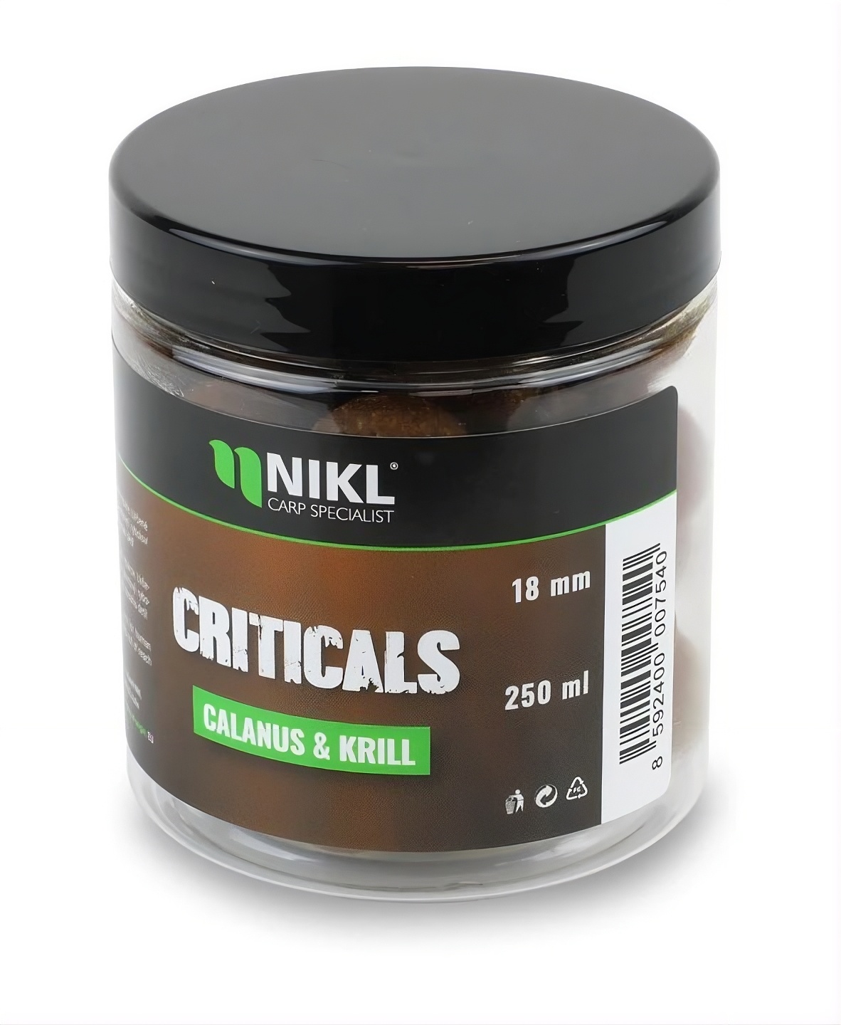 Nikl Criticals Boilie Calanus & Krill 250ml Průměr: 24mm