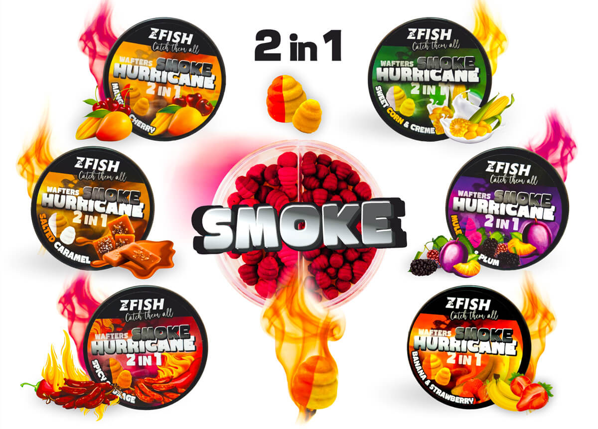 Zfish Wafters Smoke Hurricane 2in1 Salted Caramel 8-10mm 30g (obrázek 4)