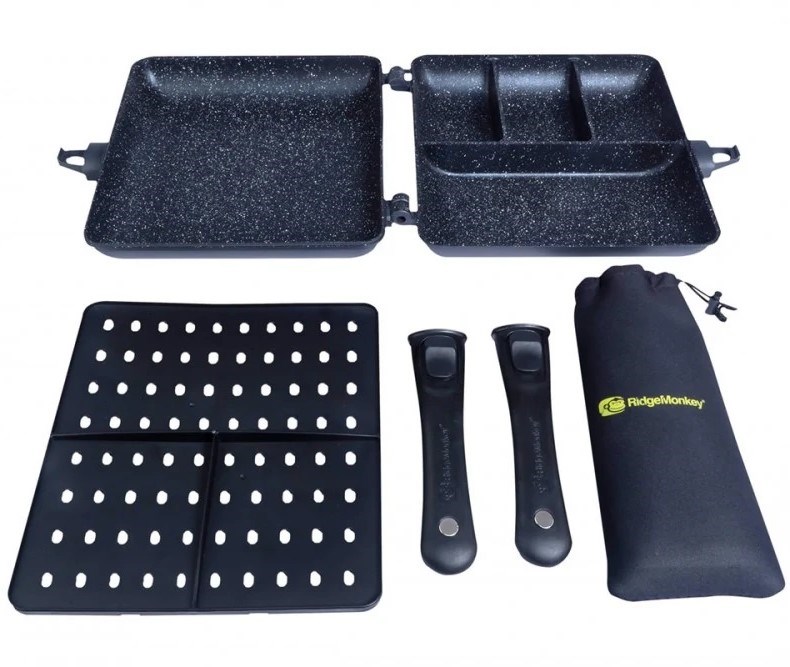 RidgeMonkey Touster Connect Combi and Steamer XXL Granite Edition