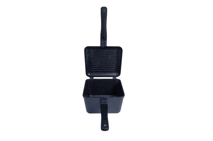 RidgeMonkey Pánev Connect Deep Pan and Griddle Granite Edition (obrázek 7)