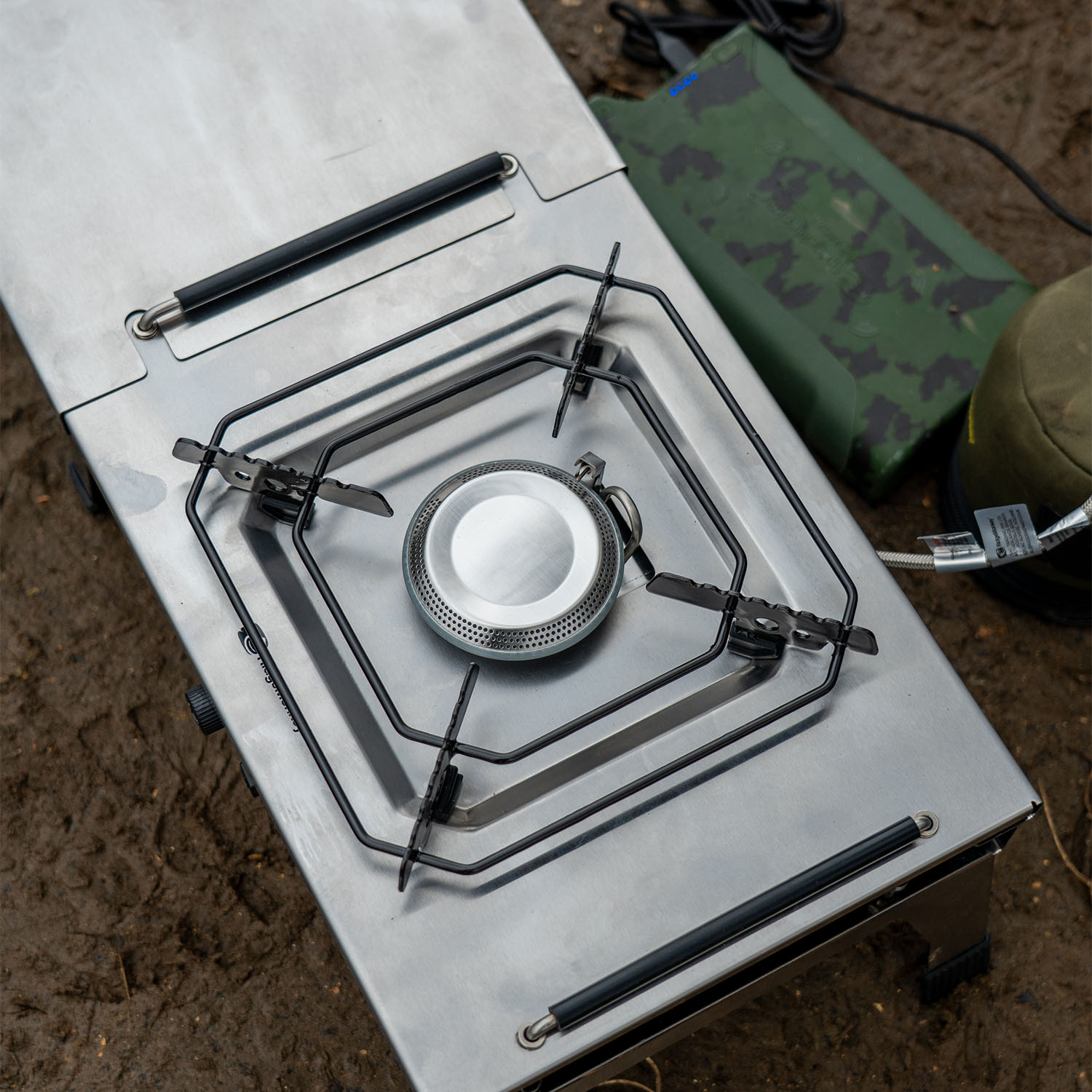 RidgeMonkey Vařič Grilla CookStation Double Hob (obrázek 7)