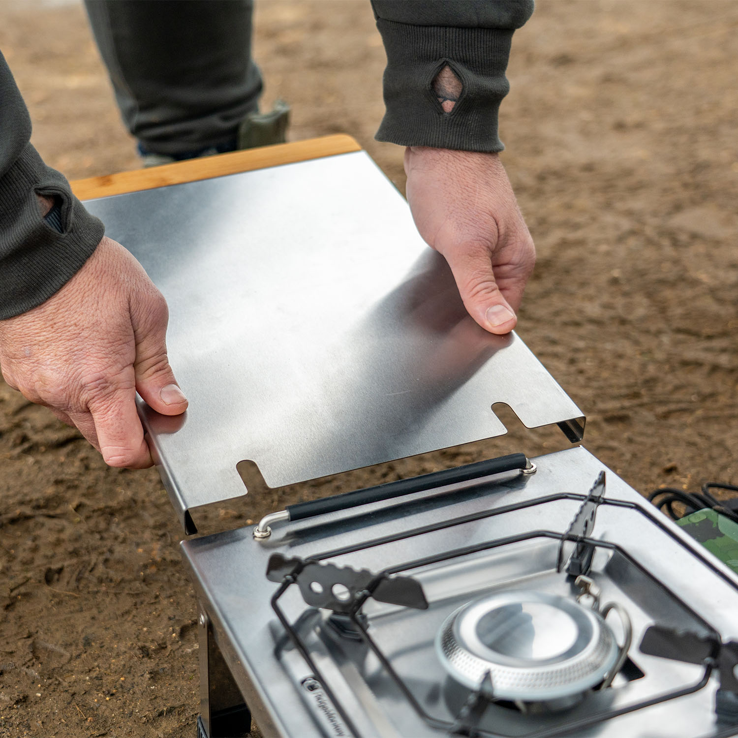 RidgeMonkey Vařič Grilla CookStation Double Hob (obrázek 6)