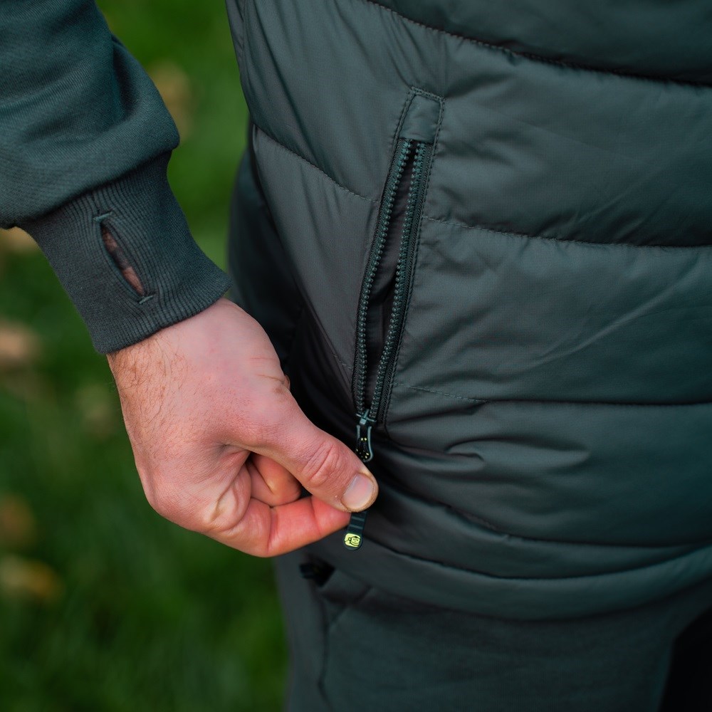 RidgeMonkey Bunda APEarel ThermaPro Hybrid Coat Green Velikost: M (obrázek 8)