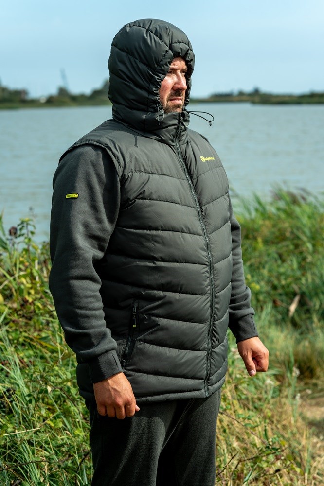 RidgeMonkey Bunda APEarel ThermaPro Hybrid Coat Green Velikost: M (obrázek 4)