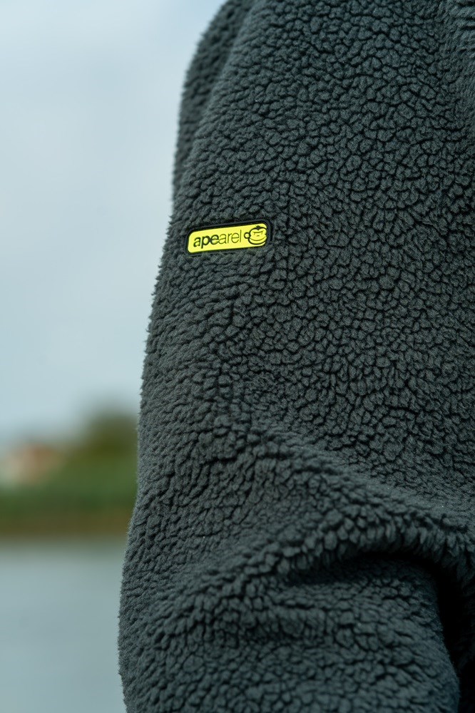 RidgeMonkey Bunda APEarel ThermaPro Sherpa Fleece Green Velikost: S (obrázek 8)