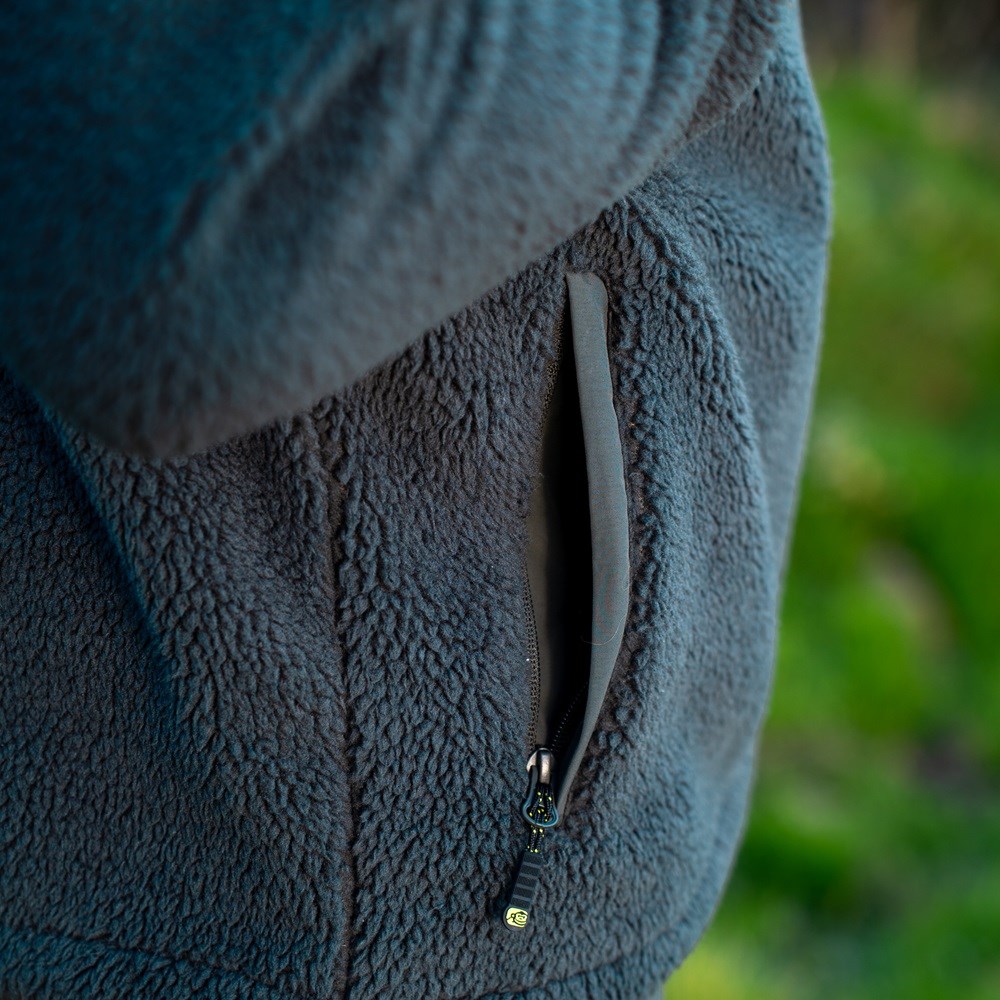 RidgeMonkey Bunda APEarel ThermaPro Sherpa Fleece Green Velikost: S (obrázek 7)
