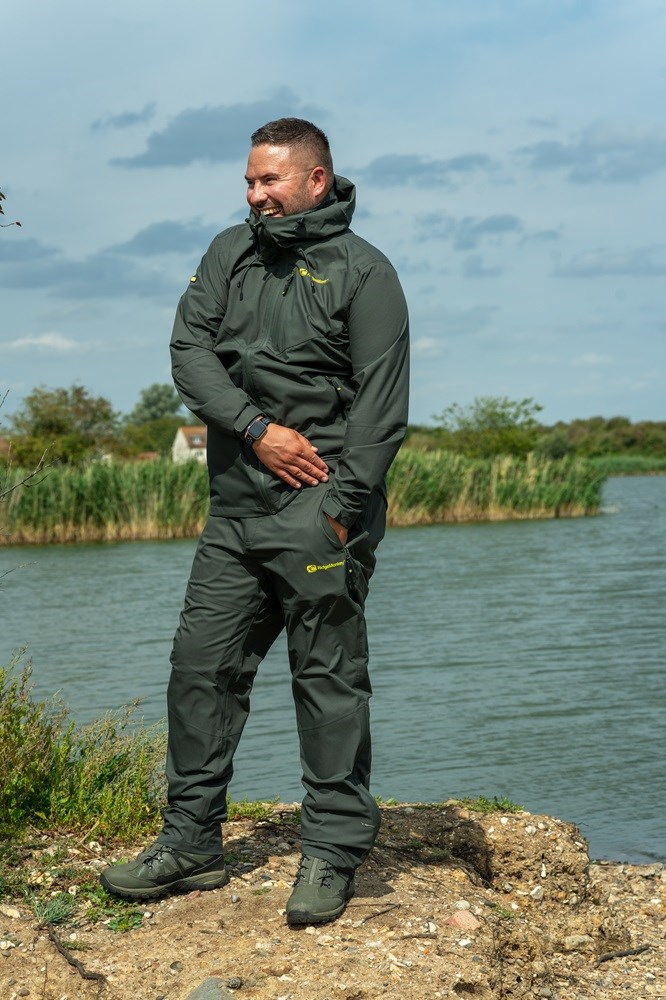 RidgeMonkey Bunda APEarel ThermaPro Waterproof Shell Coat Green Velikost: L (obrázek 8)