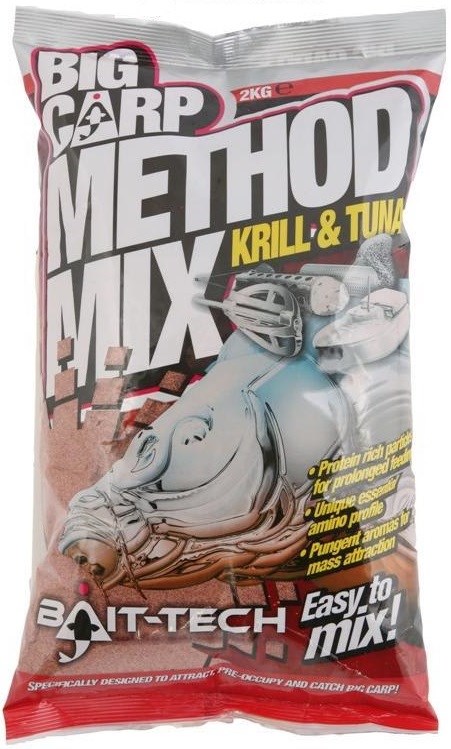 Bait-Tech Krmítková Směs Big Carp Method Mix Krill & Tuna 2kg