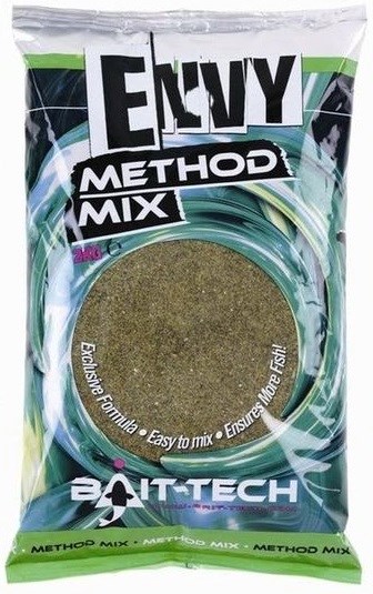 Bait-Tech Krmítková Směs Envy Green Hemp & Halibut Method Mix 2kg