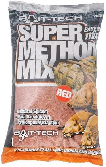 Bait-Tech Krmítková Směs Super Method Mix Red 2kg