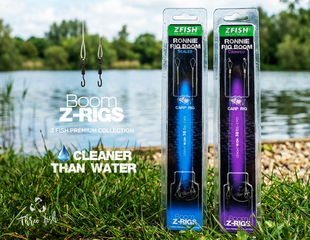 Zfish Návazec Krimpovaný Ronnie Rig Boom 18cm 30lb 2ks (obrázek 4)