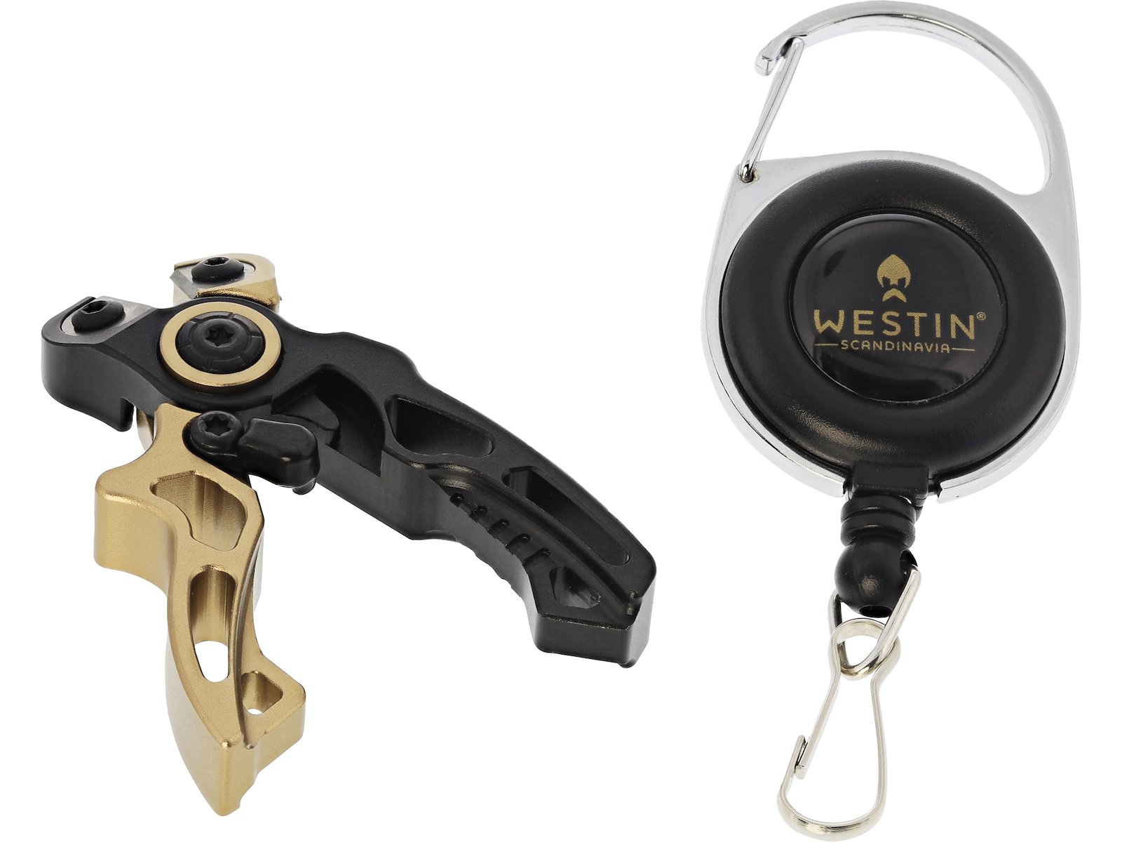 Westin Kleště Micro Line Cutter + Pin On Reel Black Sand