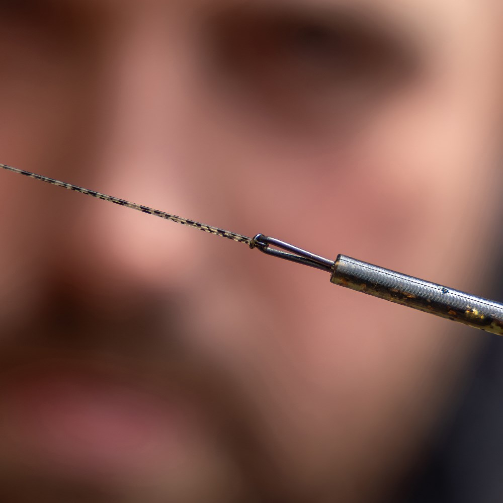 Avid Carp Montáž Outline FleckTone Ring Swivel Bag Stems Velikost: Short (obrázek 5)