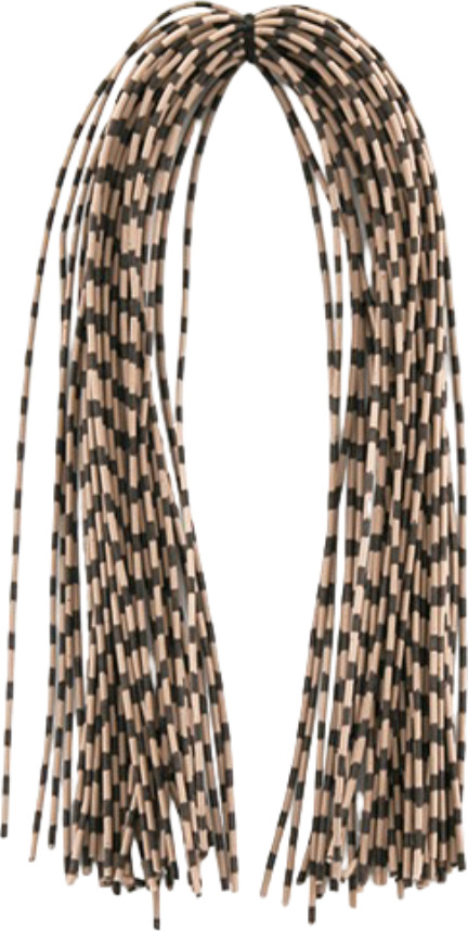 Veniard Silikonové Nožičky Centipede Legs Barred Tan Small