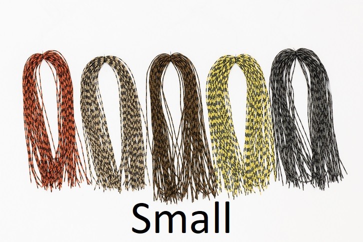 Veniard Silikonové Nožičky Centipede Legs Barred Yellow Small (obrázek 3)