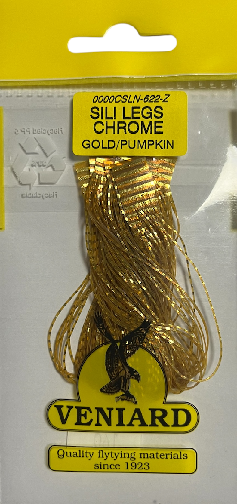 Veniard Silikonové Nožičky Sili legs Chrome Nymph Gold Pumpkin