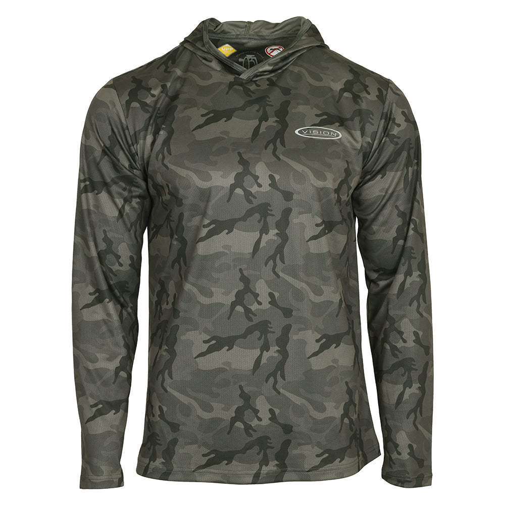 Vision Mikina Bamboo Bug & UV Hoodie Camo Velikost: L