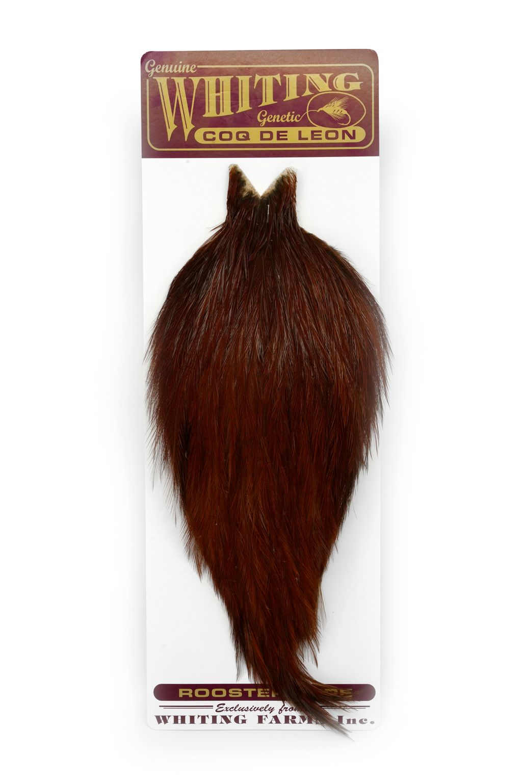 Whiting Hackles Whiting Kohoutí Skalp Coq de Leon Rooster Cape Brown