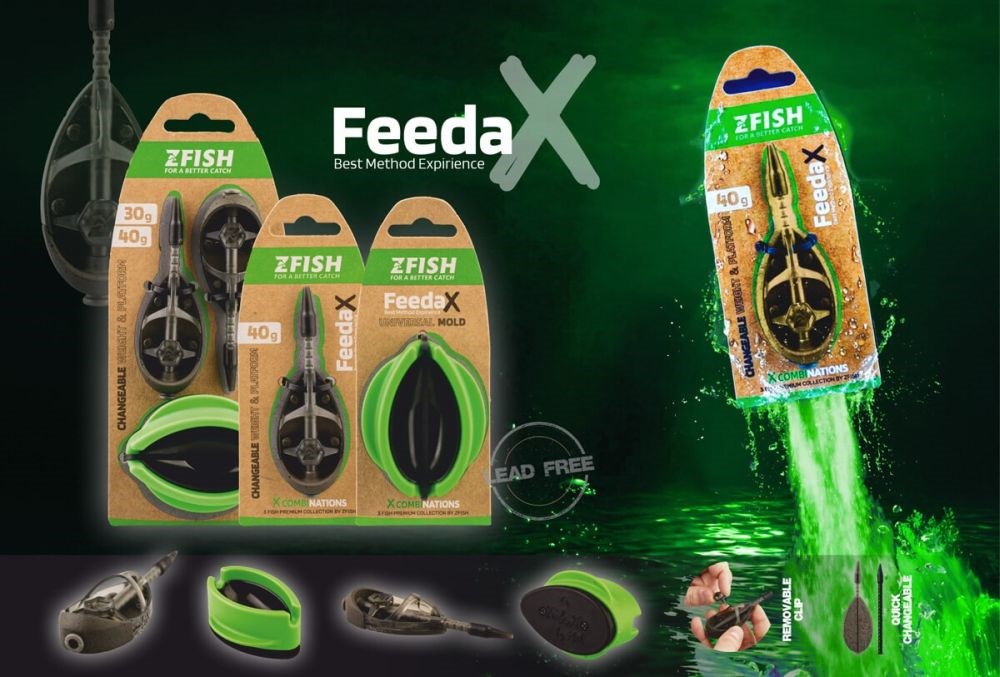 Zfish Krmítko Method Feeder FeedaX Set + Formička Hmotnost: 50g+60g (obrázek 9)
