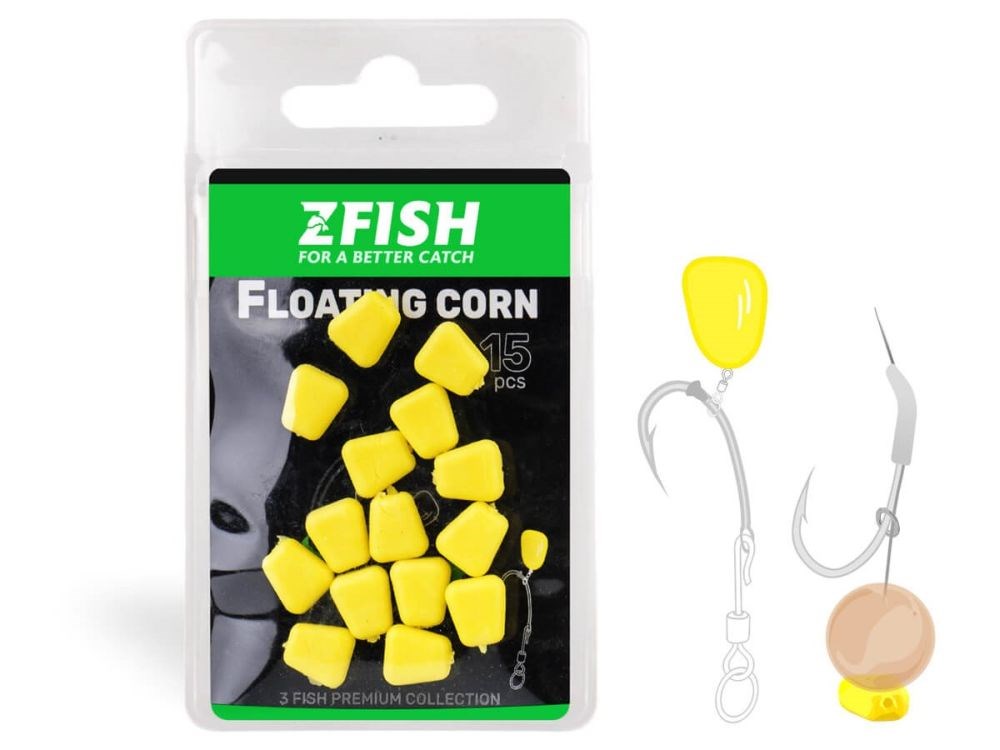 Zfish Plovoucí Kukuřice 10ks