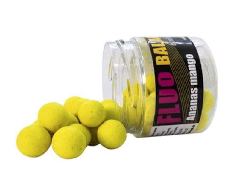 Carp Inferno Balanced Boilie Fluo Ananas Mango 150ml Průměr: 16mm