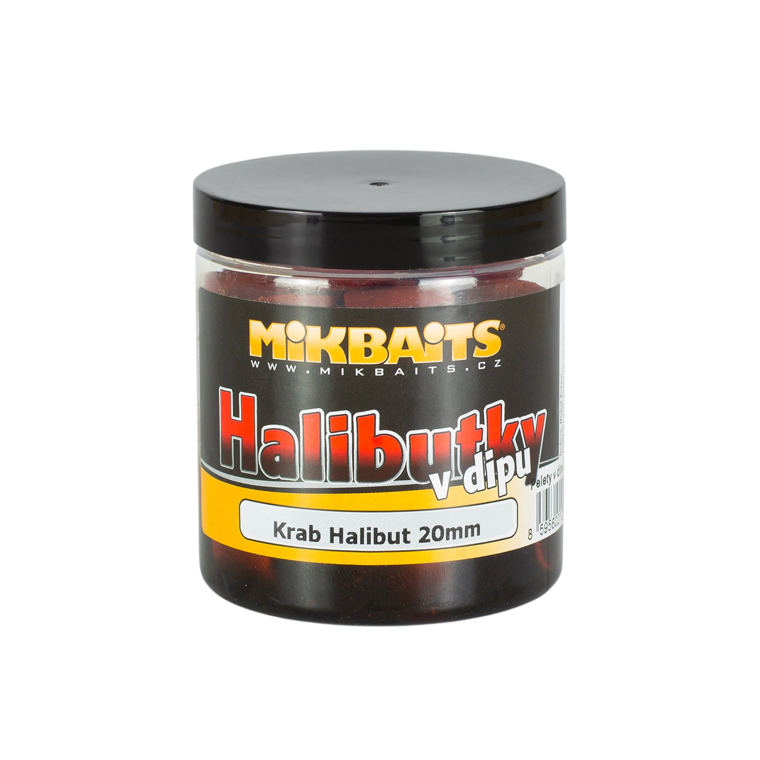 Mikbaits Chytací Halibutky V Dipu Krab 250ml Hmotnost: 250g, Průměr: 20mm