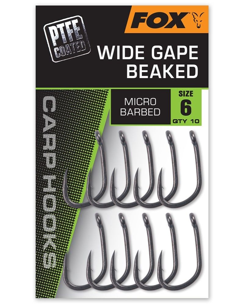 Fox Háčky Wide Gape Beaked 10ks Velikost háčku: #8 (obrázek 3)