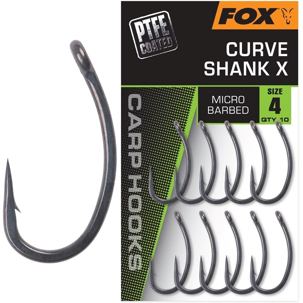 Fox Háčky Curve Shank X 10ks Velikost háčku: #4