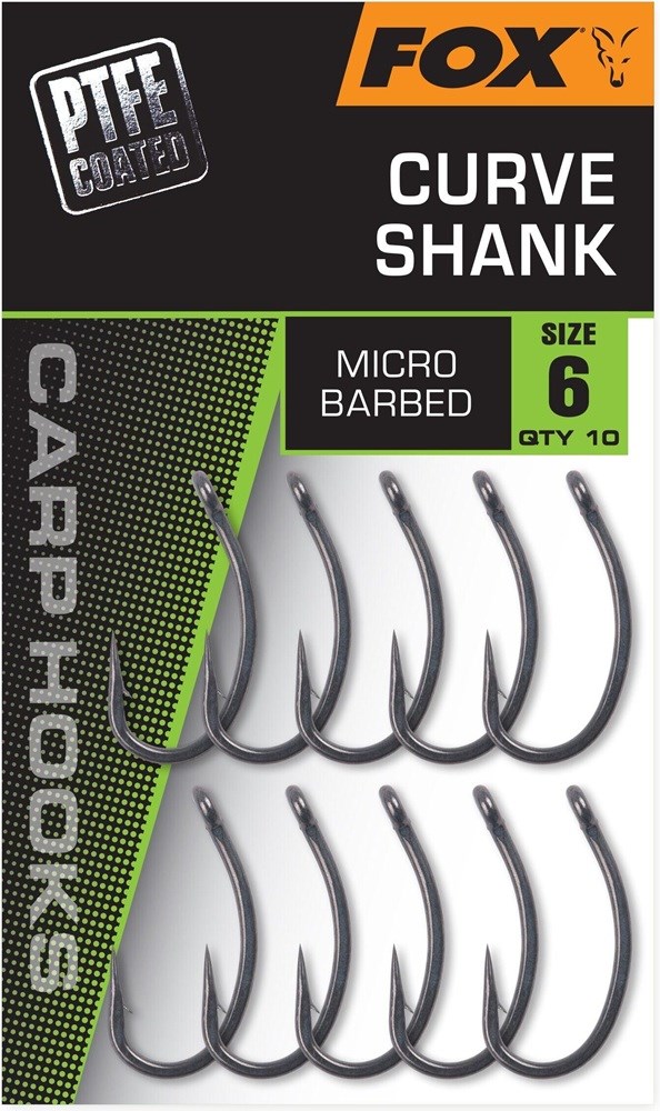 Fox Háčky Curve Shank 10ks Velikost háčku: #8 (obrázek 3)
