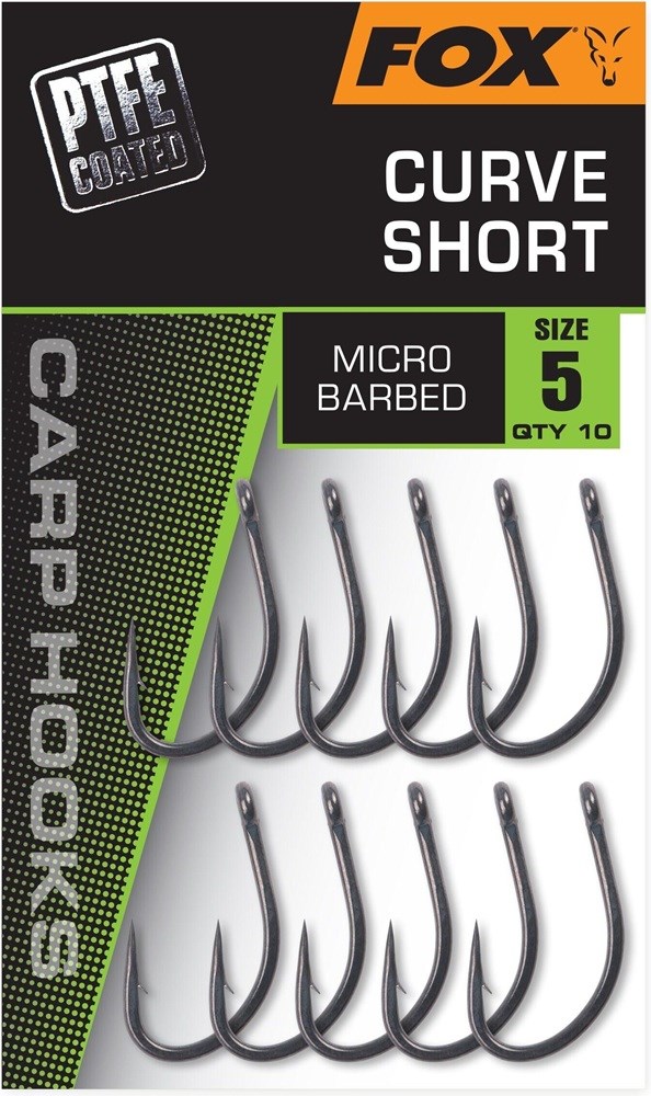 Fox Háčky Curve Shank Short 10ks Velikost háčku: #2 (obrázek 3)