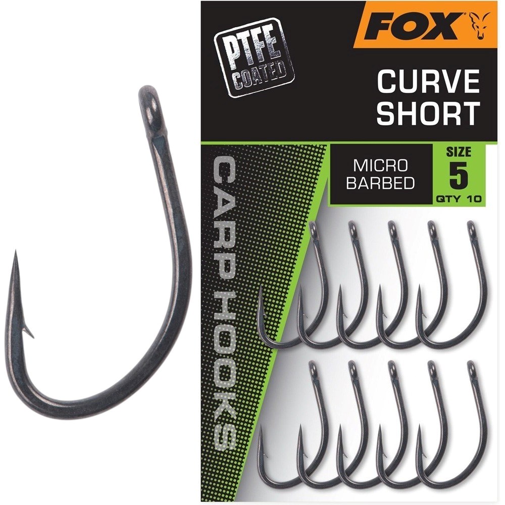 Fox Háčky Curve Shank Short 10ks Velikost háčku: #4
