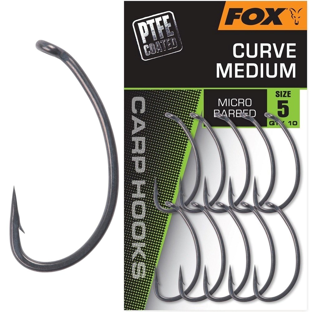 Fox Háčky Curve Shank Medium 10ks Velikost háčku: #4