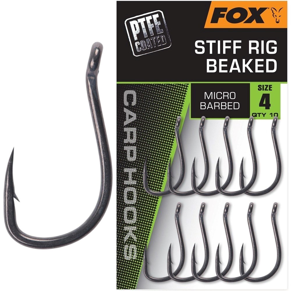 Fox Háčky Stiff Rig Beaked 10ks Velikost háčku: #8