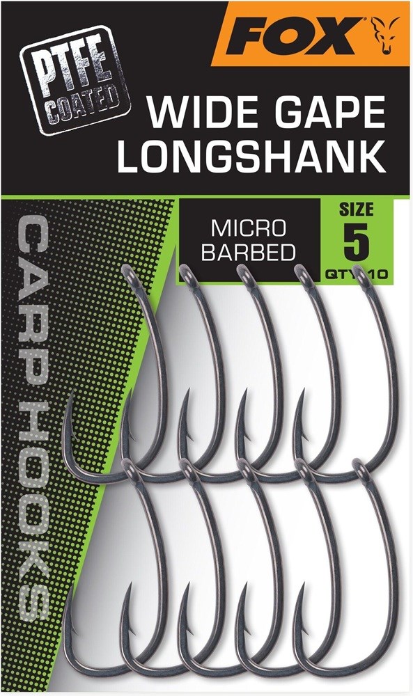 Fox Háčky Wide Gape Long Shank 10ks Velikost háčku: #2 (obrázek 3)