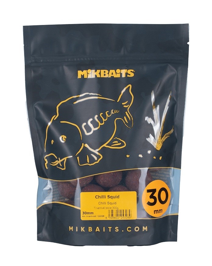 Mikbaits Boilie Spiceman Chilli Squid Hmotnost: 300g, Průměr: 30mm