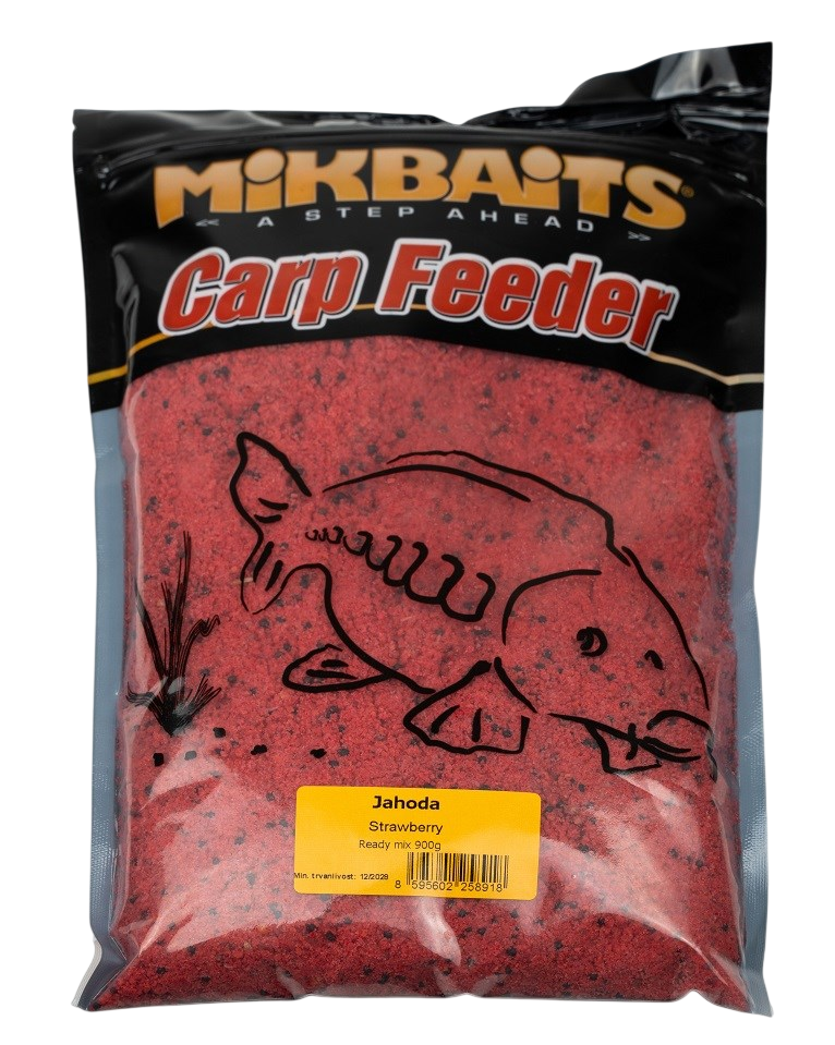 Mikbaits Vlhčený Ready Mix Jahoda 900g