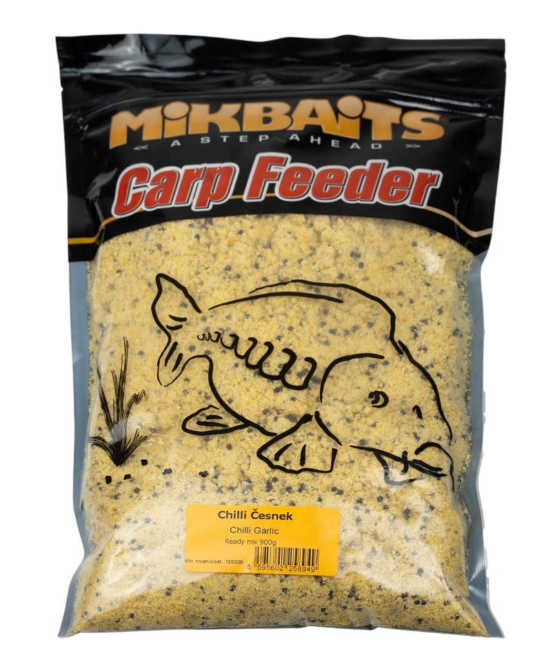 Mikbaits Vlhčený Ready Mix Chilli Česnek 900g