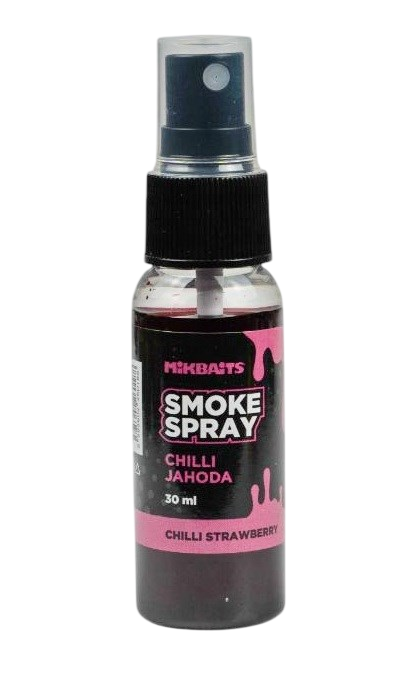 Mikbaits Smoke Spray Chilli Jahoda 30ml