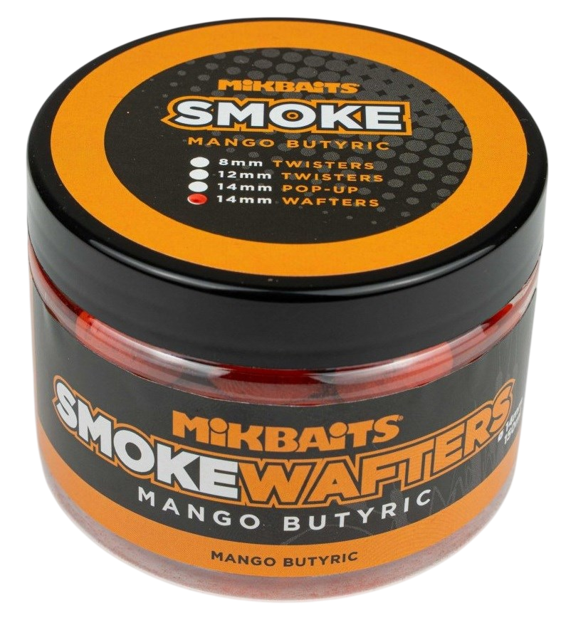Mikbaits Vyvážené Boilie Smoke Wafters Mango Butyric 14mm 150ml Hmotnost: 150g, Průměr: 14mm