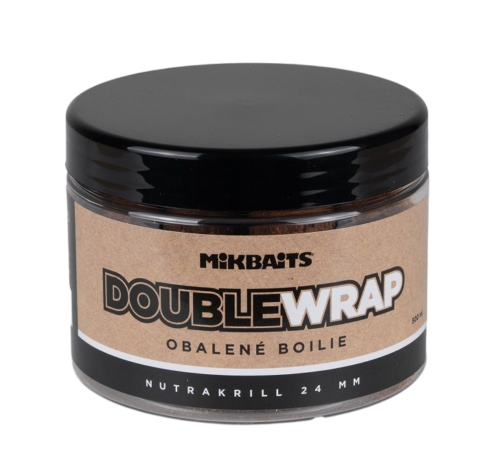 Mikbaits Double Wrap Boilie Maniaq NutraKrill 500ml Průměr: 24mm