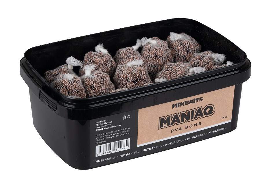 Mikbaits PVA Bomb Maniaq Nutrakrill 15ks