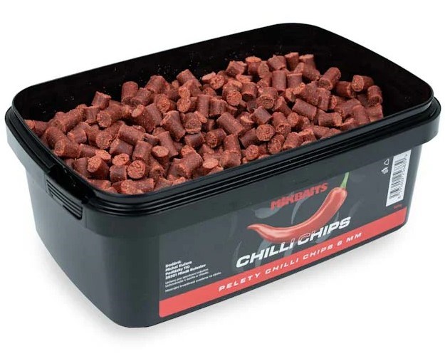 Mikbaits Pelety Chilli Chips Chilli Squid 6mm 700g Hmotnost: 700g, Průměr: 6mm