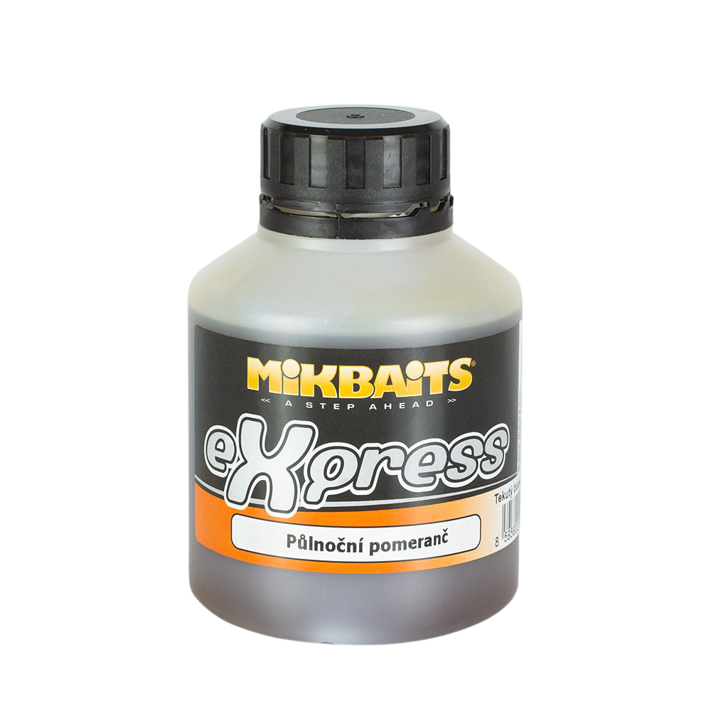 Mikbaits Booster Express Půlnoční Pomeranč 250ml