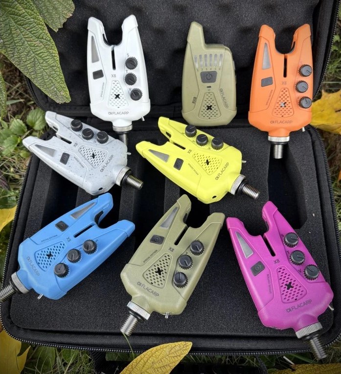 Flacarp Sada Signalizátorů X8 + Příposlech RX8 Speciální Edice Khaki Velikost: 2+1 (obrázek 5)