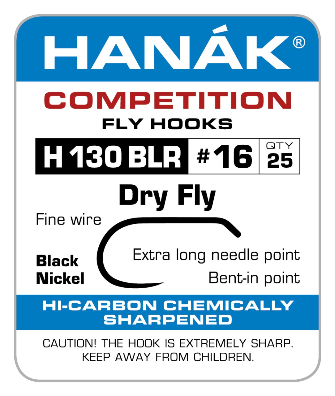 Hanák Competition Hanák Háčky H 130 BLR Velikost háčku: #14